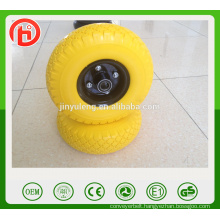 6 x2 2.50-4 3.00-4 3.50-4 400-8 CHINA high quality PU foam wheel for hand trolley truck tool cart wheelbarrow